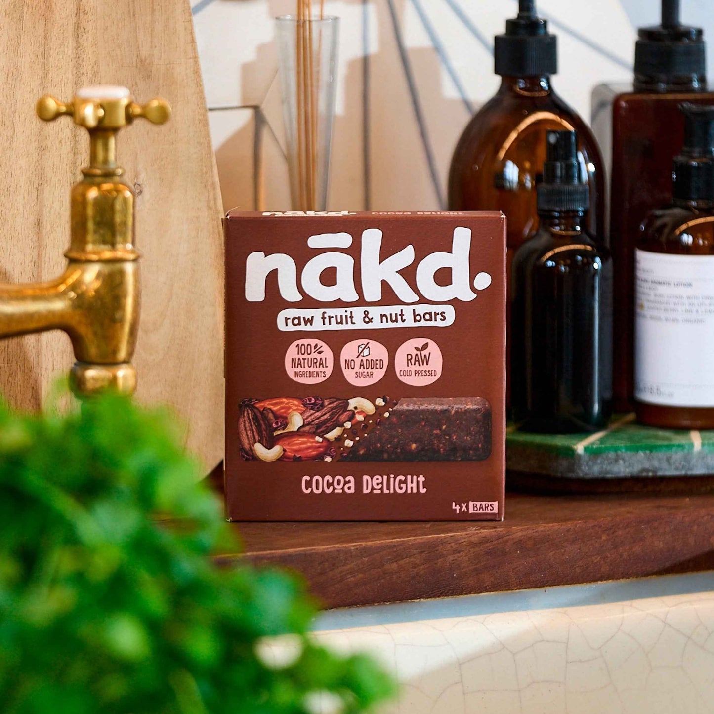 Cocoa Delight Bars - Fruit, Peanut 4 by NAKD