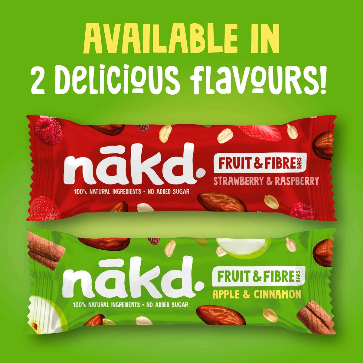 Fruit & Fibre Apple & Cinnamon Bars 3 X by NAKD
