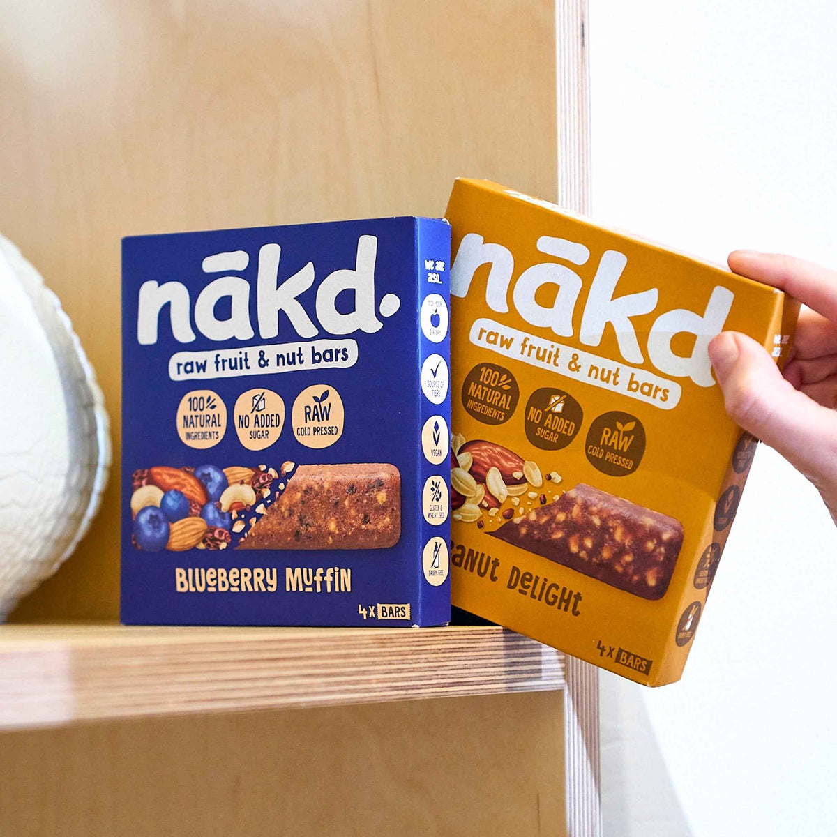 Peanut Delight Raw Fruit & Nut Bar 4x35g by NAKD