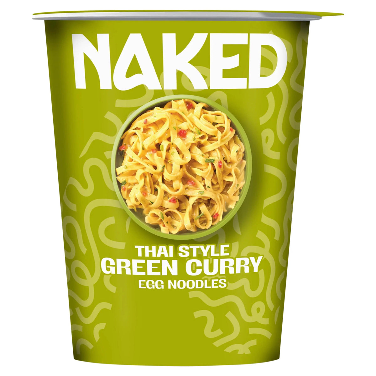 Naked Thai Style Green Curry Egg Noodles 78g by NAKED NOODLES