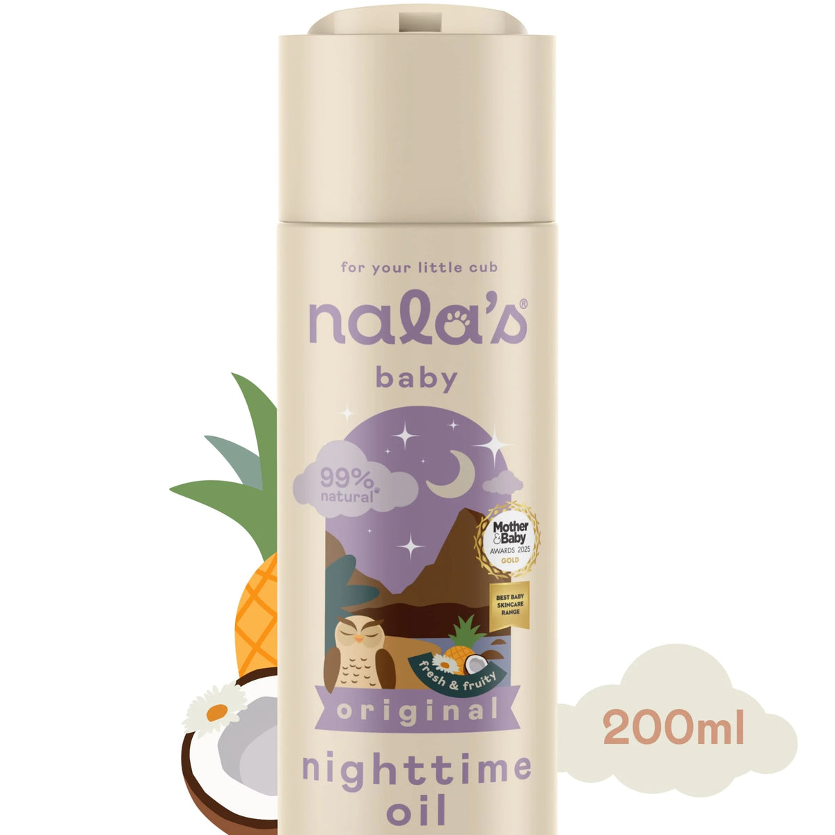 Baby Nighttime Oil 200ml by nala's