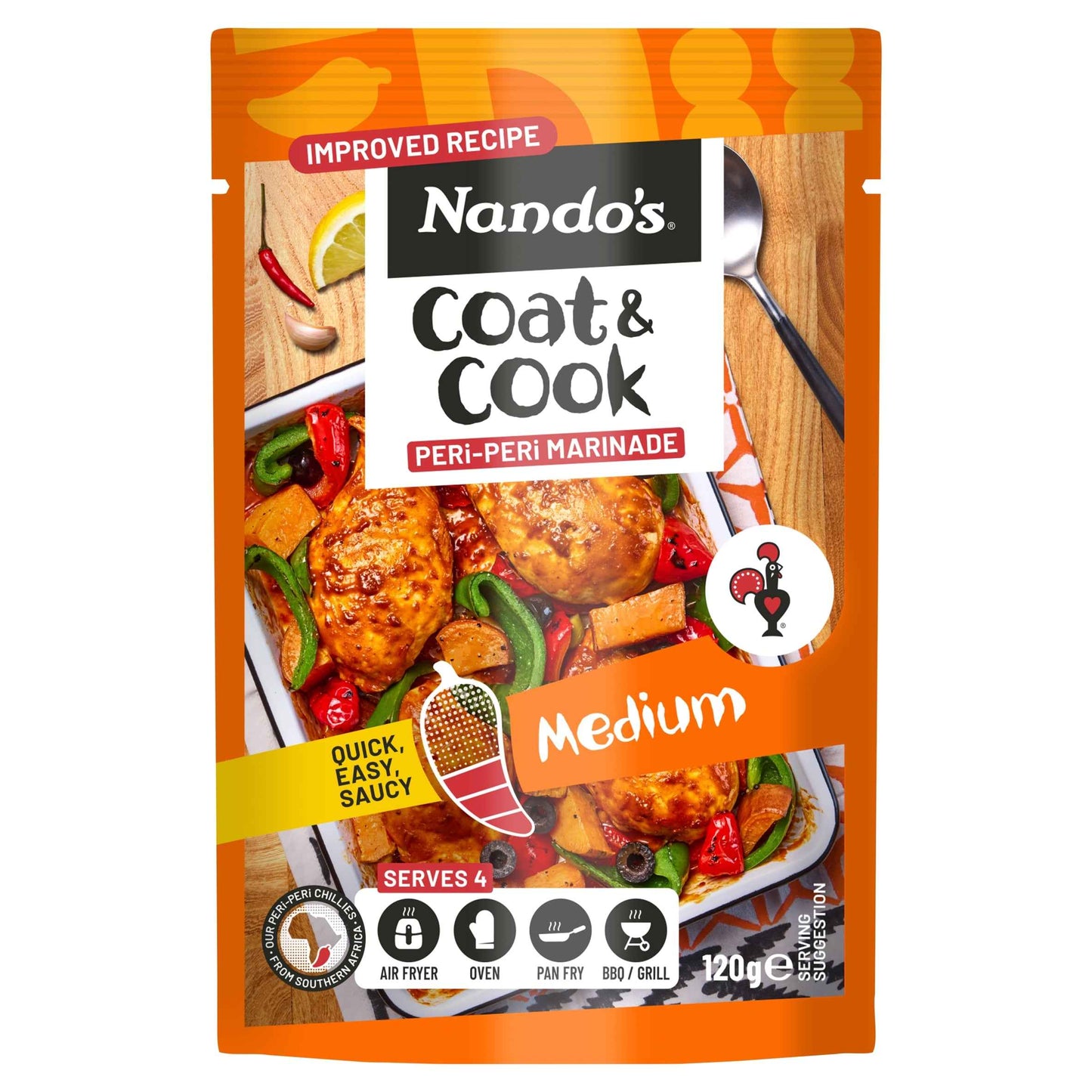 Coat & Cook Peri Peri Marinade Medium by Nando's