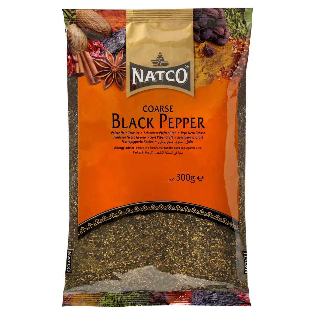 Coarse Black Pepper 300g by NATCO