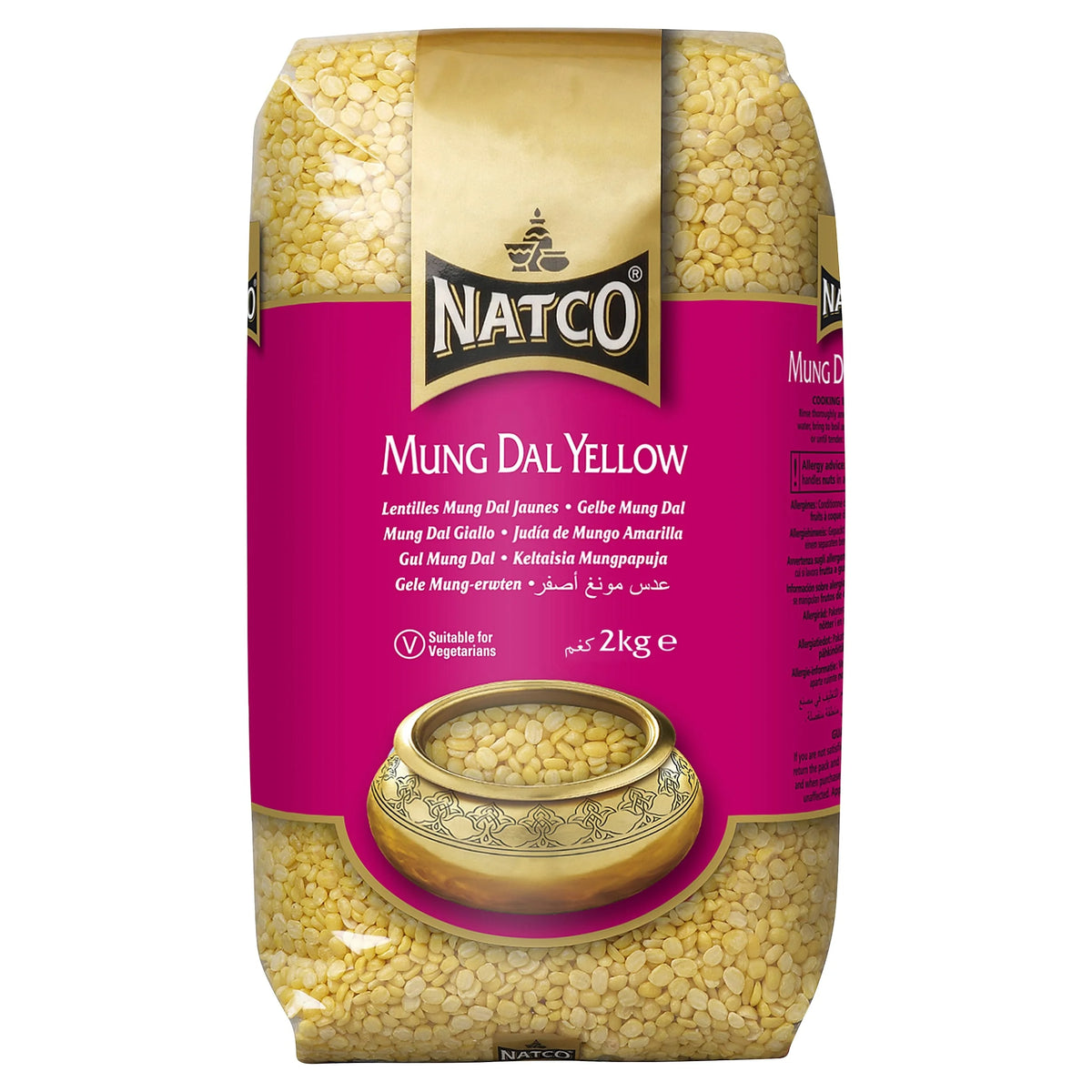 Mung Dal Yellow 2kg by NATCO