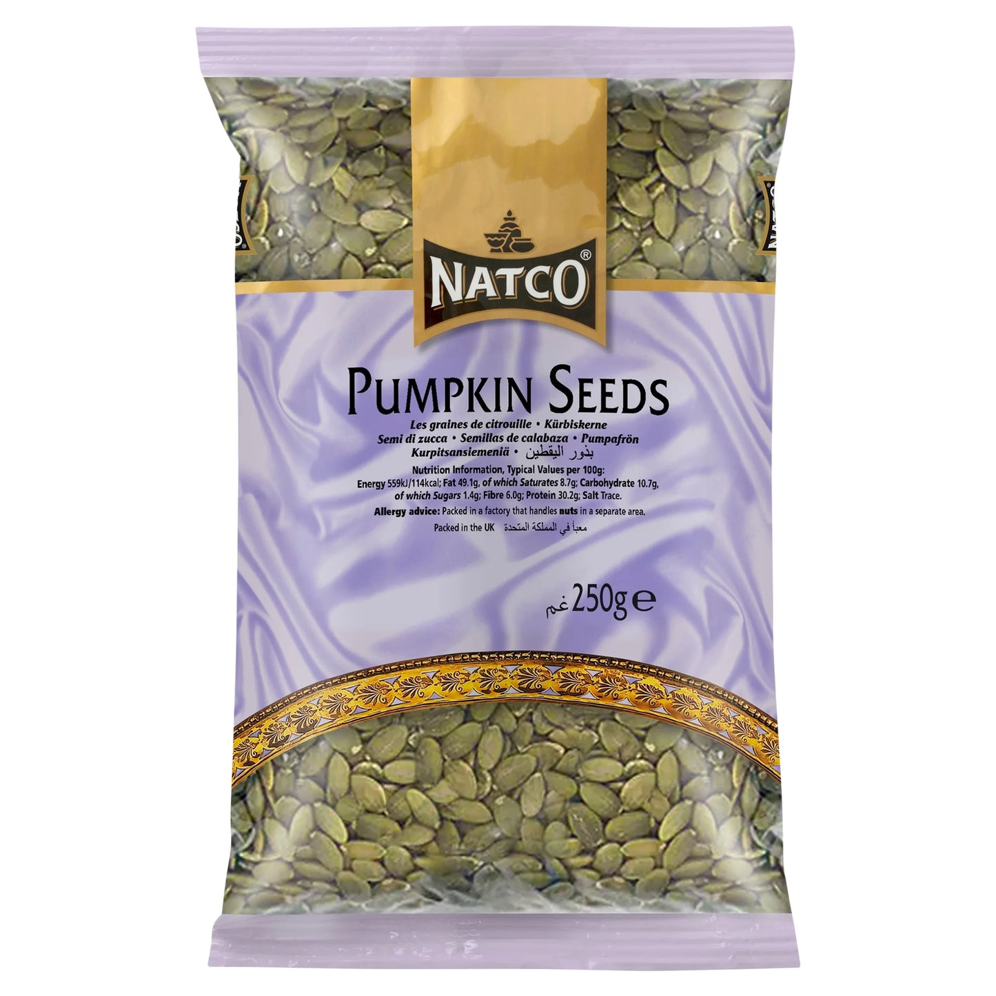 Pumpkin Seeds 250g by NATCO