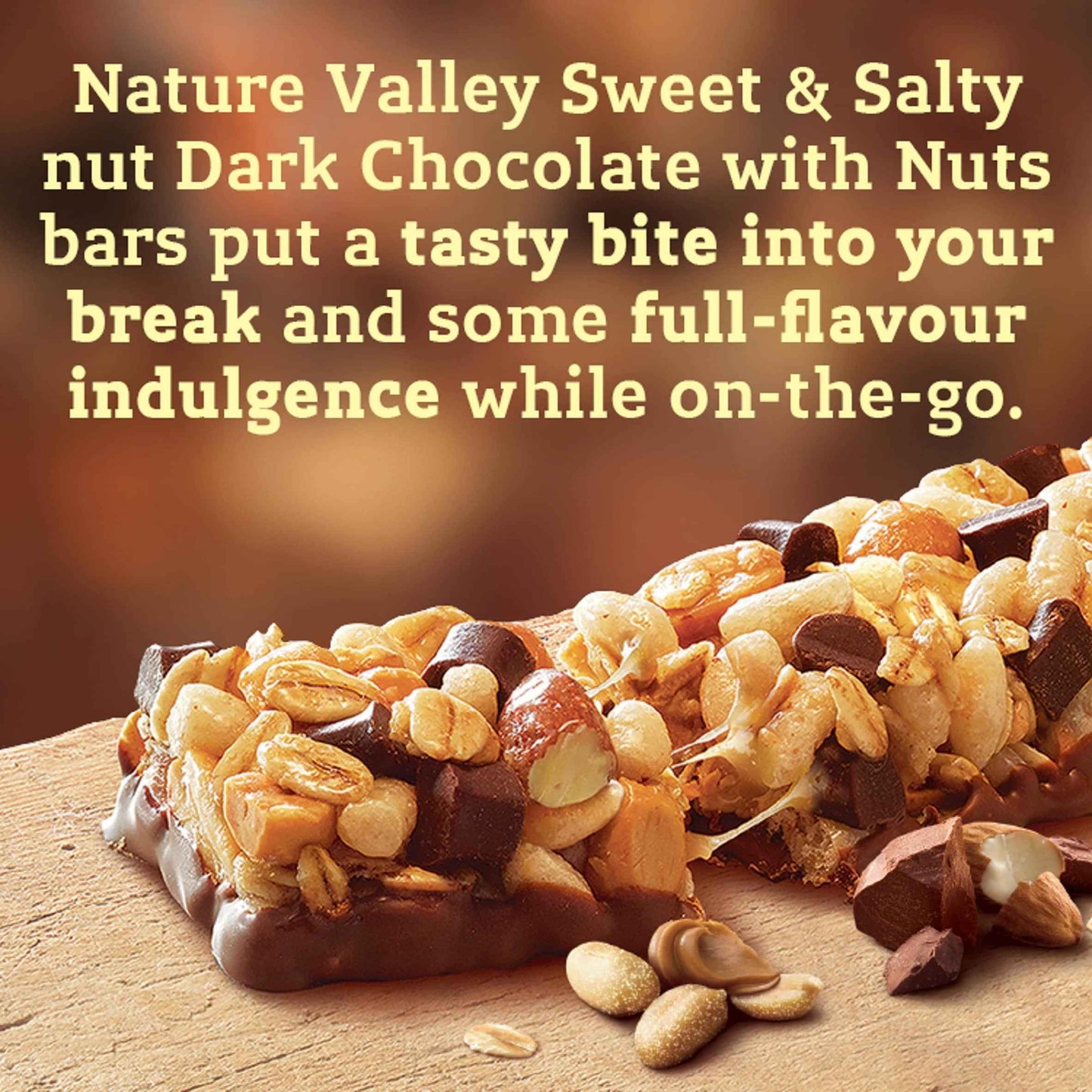 Sweet & Salty Nut Dark Chocolate With Nuts Bars 4 X by NATURE VALLEY
