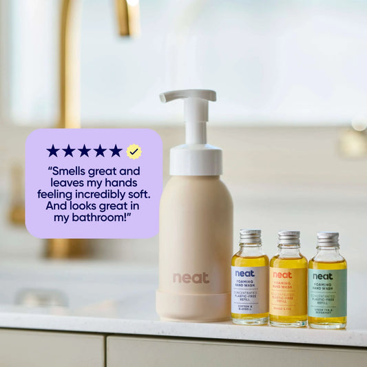 Stone Refillable Dispenser For Foaming Hand Wash 300ml by NEAT
