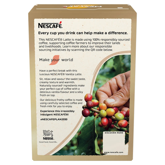 Vanilla Latte Instant Coffee 7 Sachets by NESCAFE