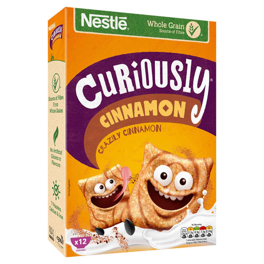 Nestlé Curiously Cinnamon Breakfast Cereal by Nestle