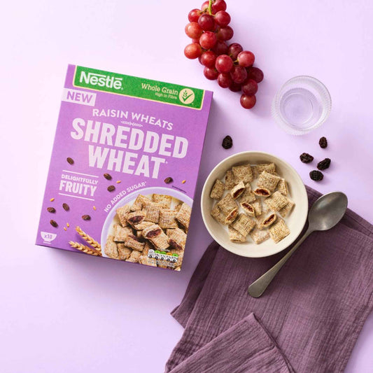 Nestlé Shredded Wheat Bitesize Raisin Breakfast Cereal 450g by Nestle