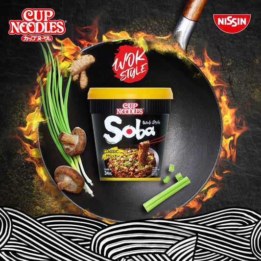 Soba Teriyaki Instant Noodles 90g by NISSIN