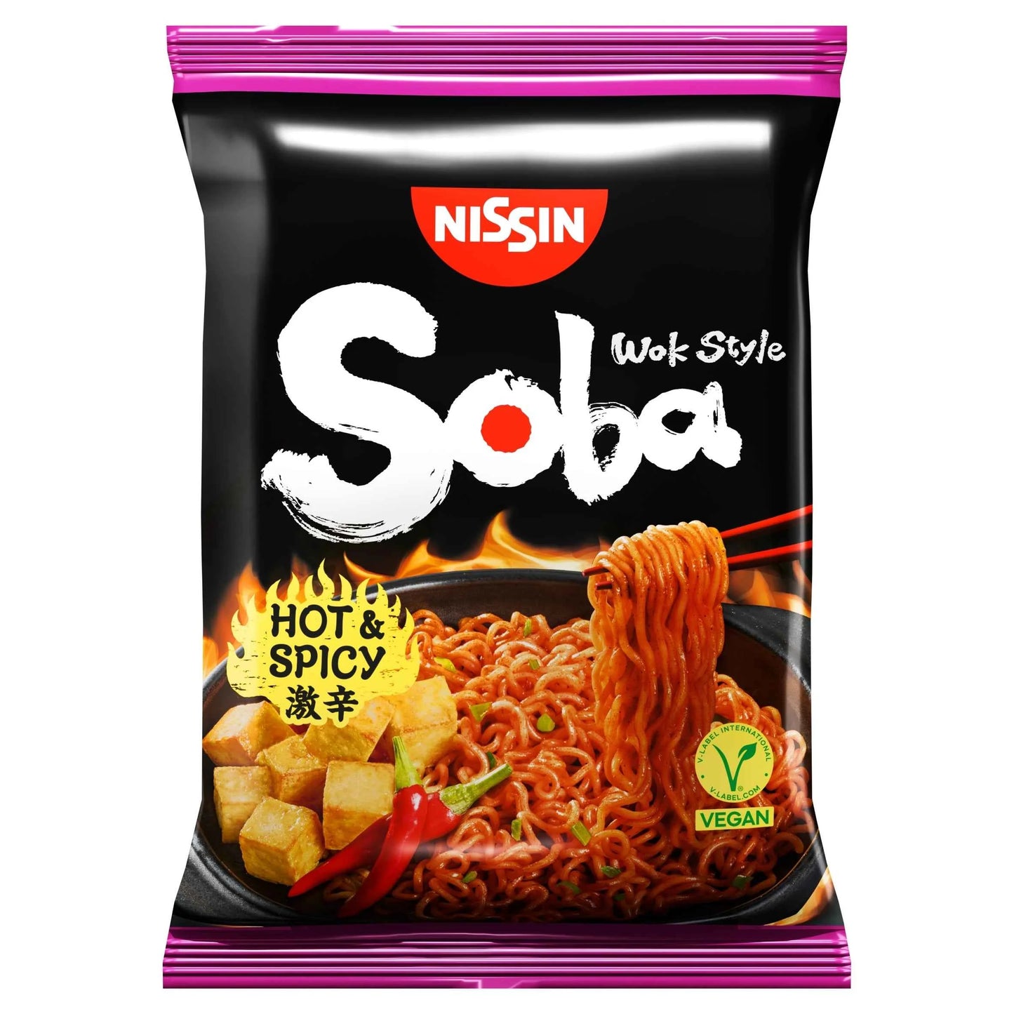 Wok Style Soba Instant Noodles - Hot & by NISSIN