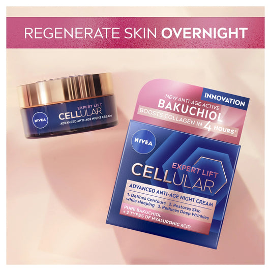 Cellular Expert Lift Anti Age Night Cream Moisturiser 50ml by NIVEA