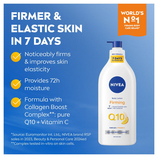 Q10 & Vitamin C Firming Body Lotion Normal Skin 625ml by NIVEA