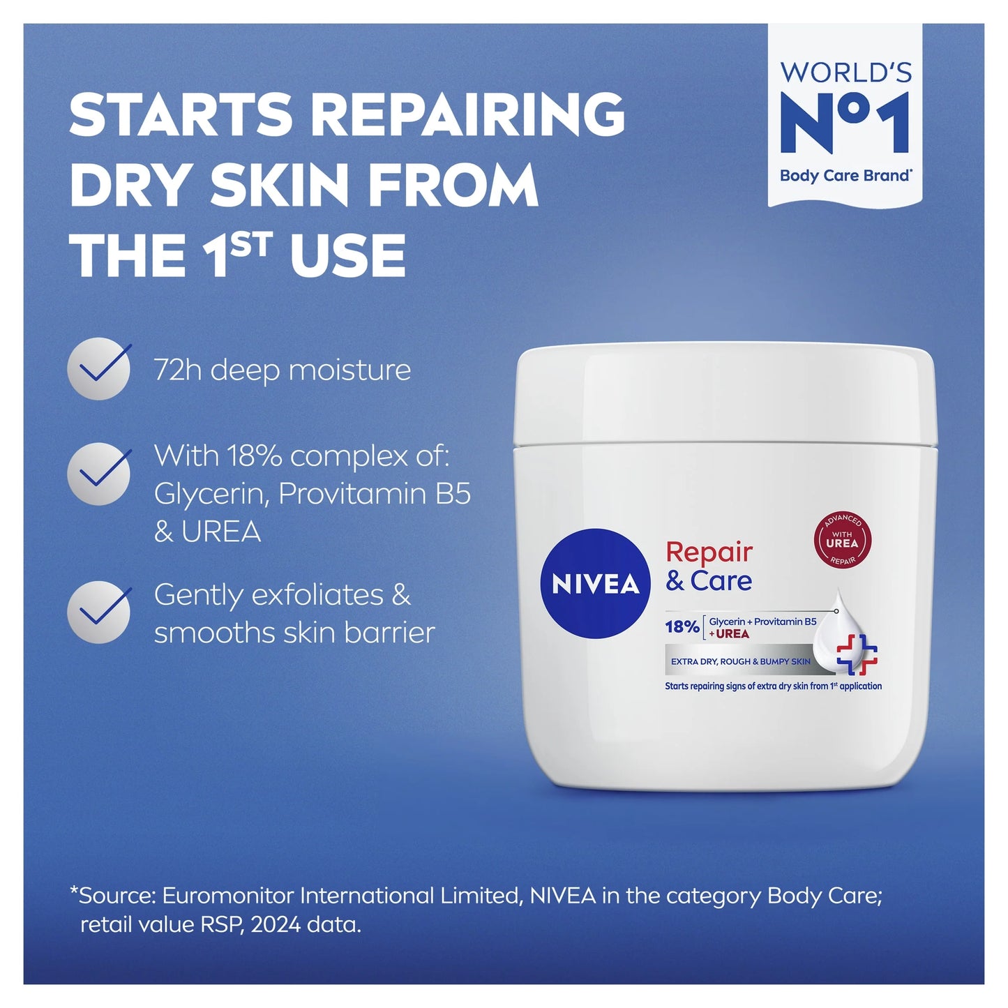 Repair & Care Moisturiser Very Dry & by NIVEA