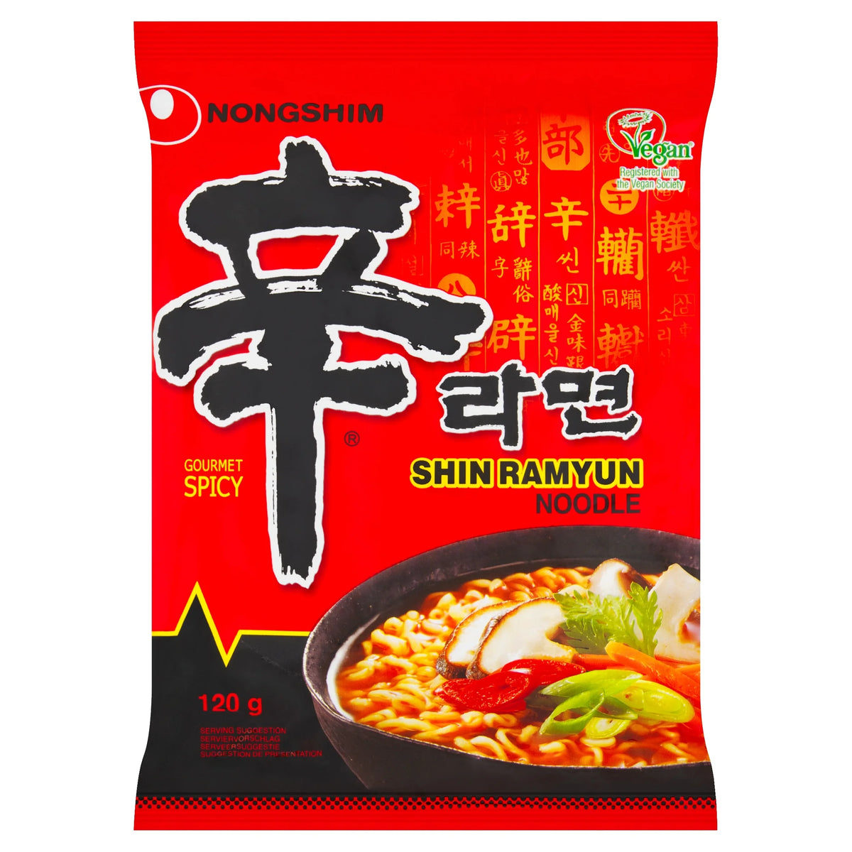 Nong-shim Instant Shin Ramyun Noodle Soup 120g by NONG SHIM