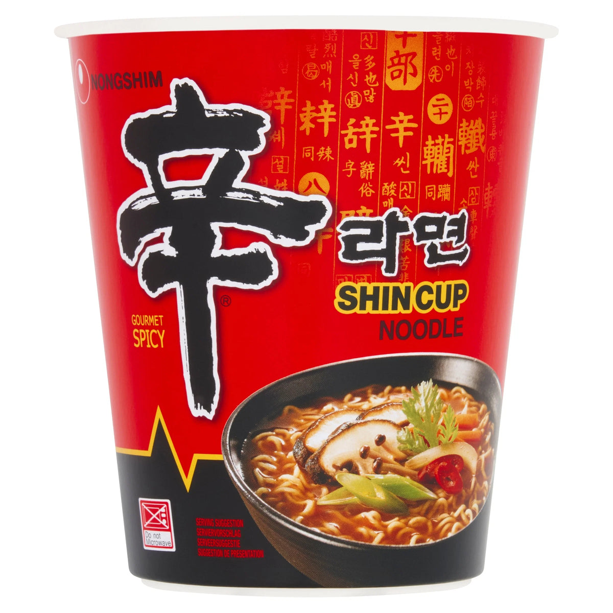 Nongshim Instant Shin Cup Noodle Soup 68g by NONG SHIM