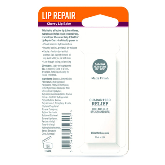 Lip Repair Lip Balm - Cherry 4.2g by O'KEEFFE'S