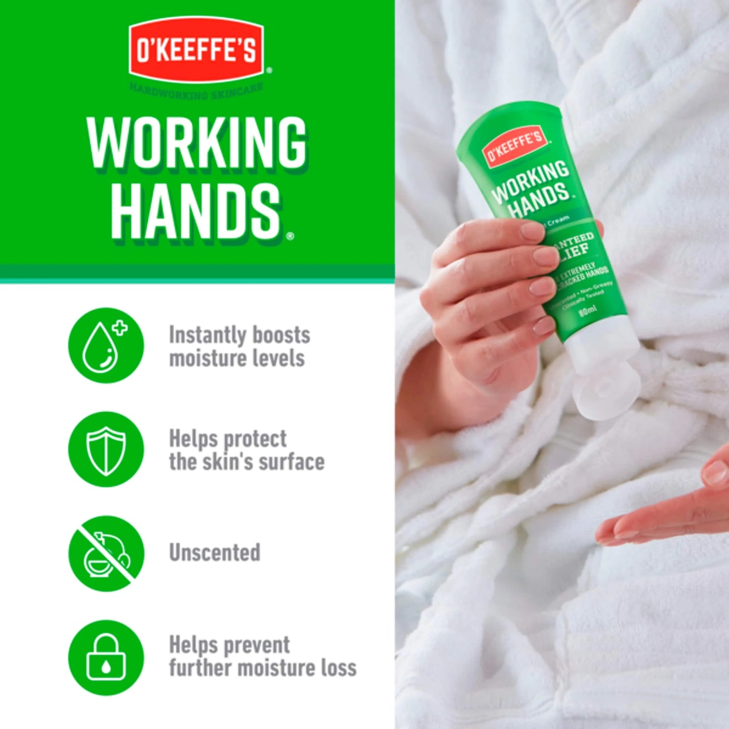 O'keeffe's Working Hands Cream 80g by 10 MOTIVES