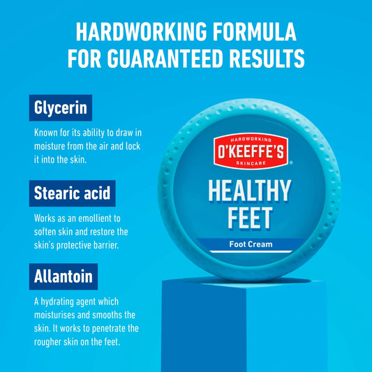 O'keeffees Healthy Foot Cream Jar 91g by DUMMY