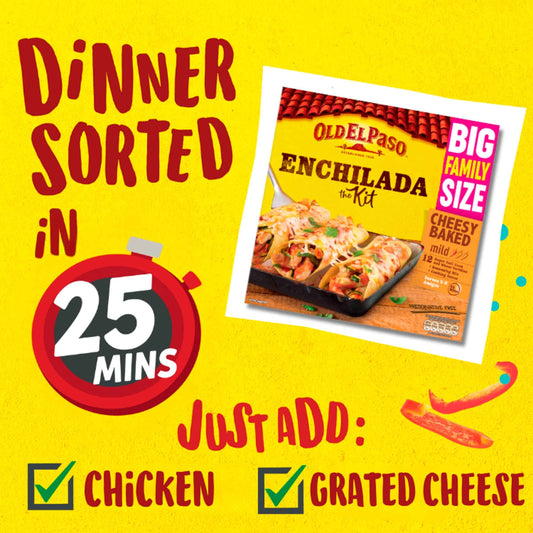 Cheesy Baked Enchilada Kit 995g by OLD EL Paso