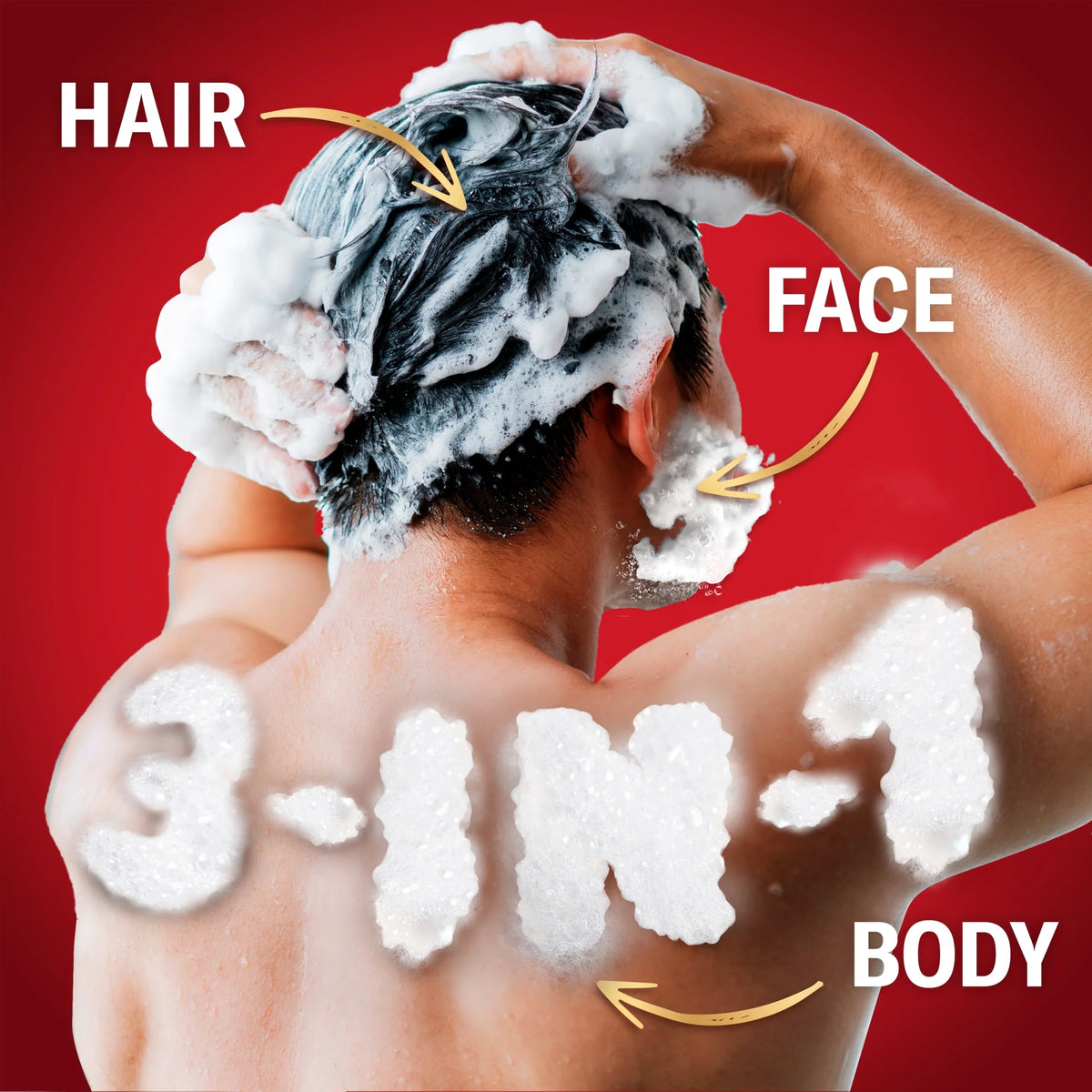 Shower Gel And Shampoo Captain 1 L by OLD SPICE