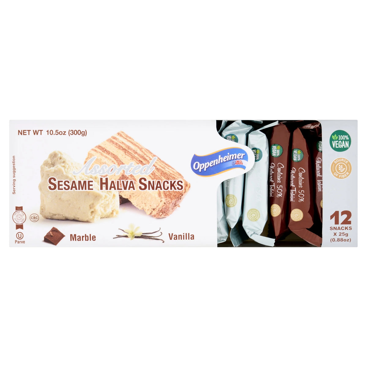 Assorted Sesame Halva Snacks 12 X by OPPENHEIMER