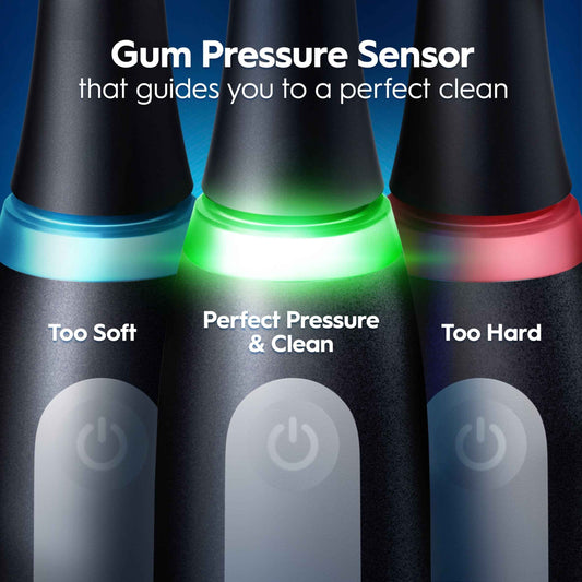 Io3 Matte Black Electric Toothbrush by Oral-B