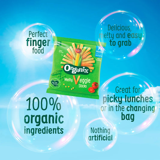 Cheese & Herb Puffs 4x15g by ORGANIX