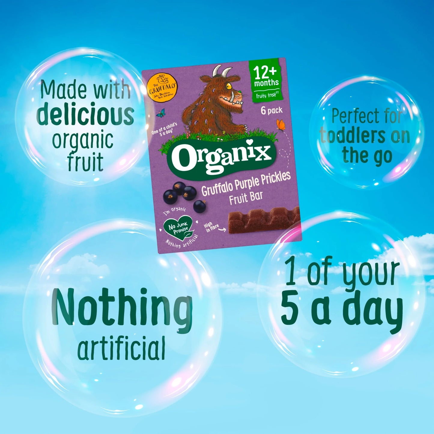 Gruffalo Purple Prickles Blackcurrant by ORGANIX