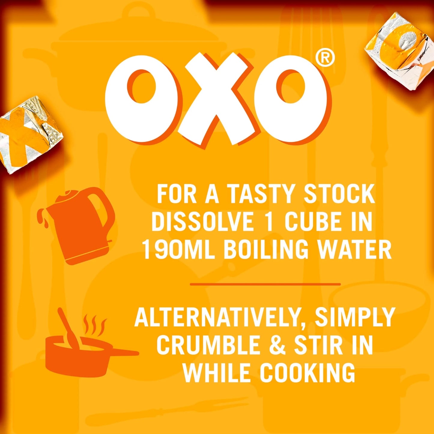 Chicken Stock Cubes 24 Pack 142g by OXO