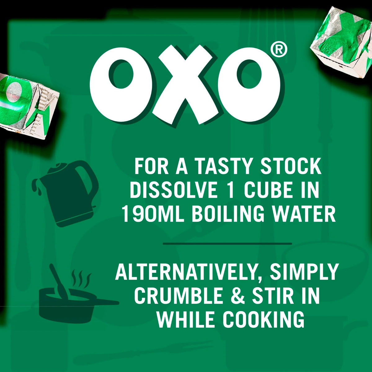 Vegetable Stock Cubes 24 Pack 142g by OXO