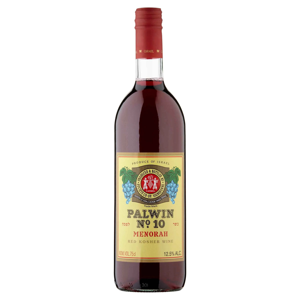 No 10 Red Menorah 750ml by PALWIN