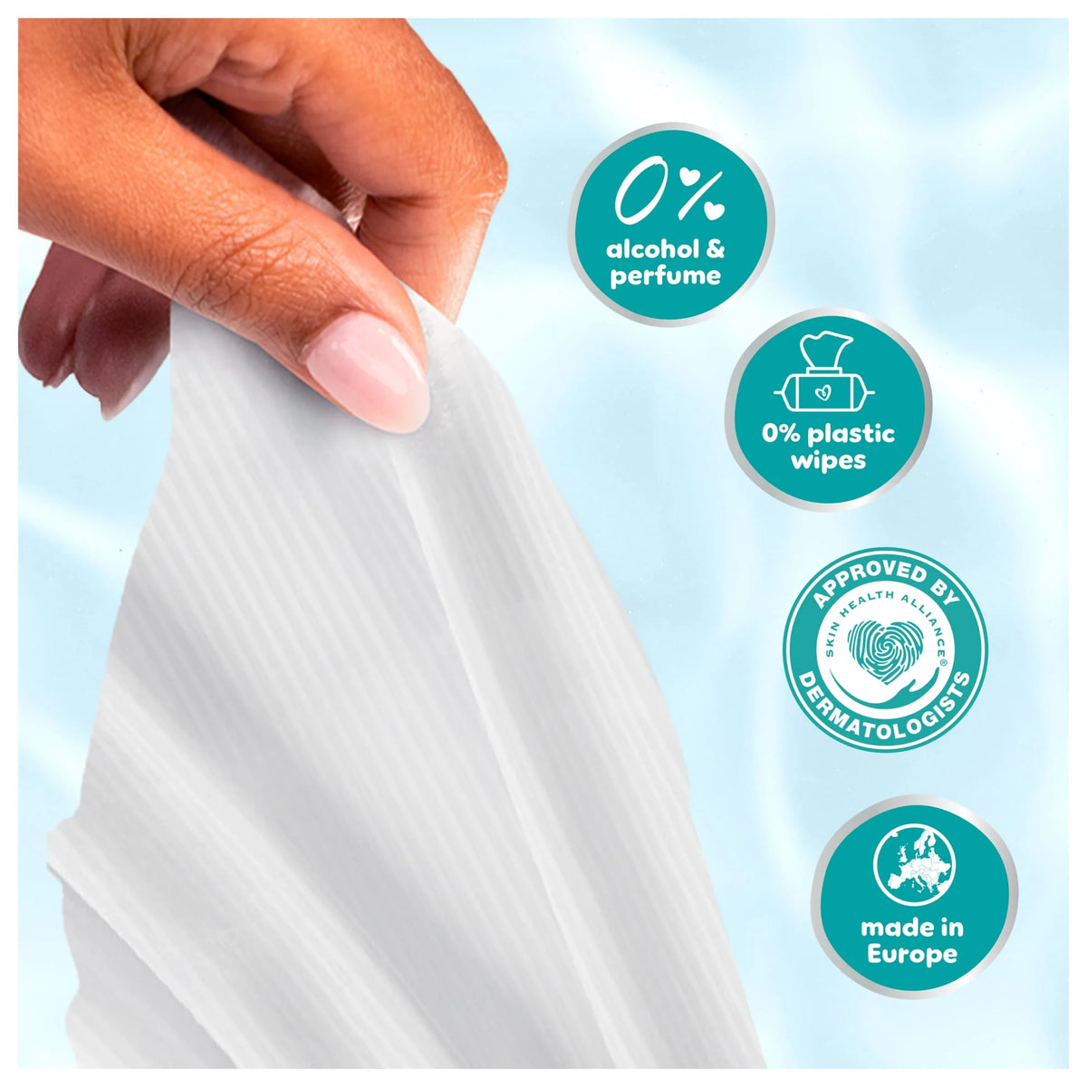 99% Water Baby Wipes 9x 60 Wipes by Pampers