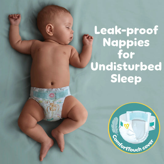 Baby Dry Size 8 Jumbo+ 52 Nappies by Pampers