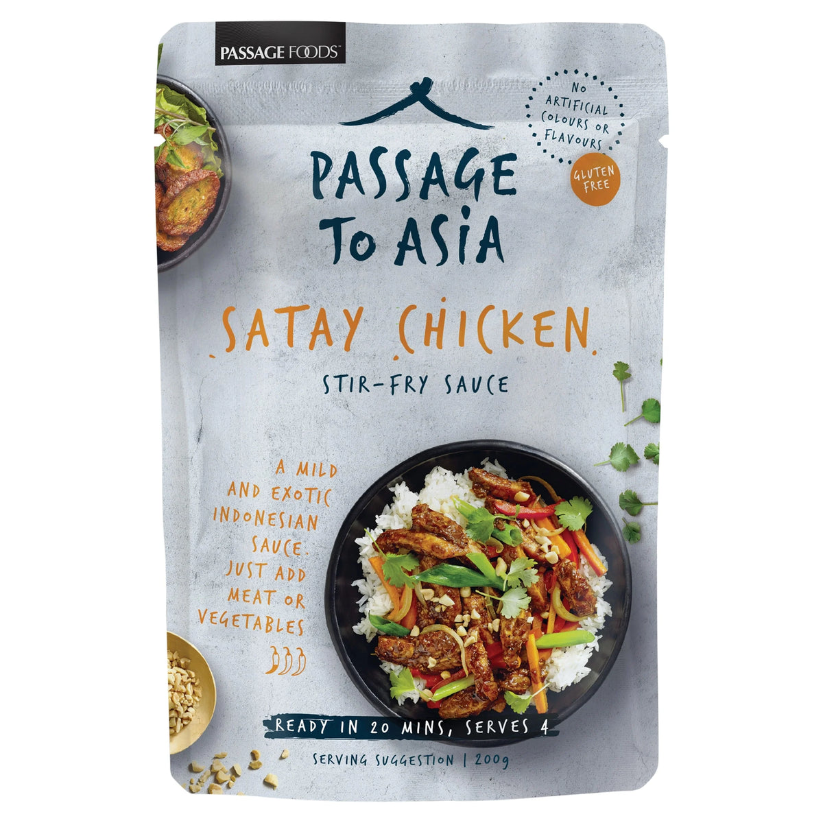 Satay Chicken Stir Fry Sauce by PASSAGE TO ASIA