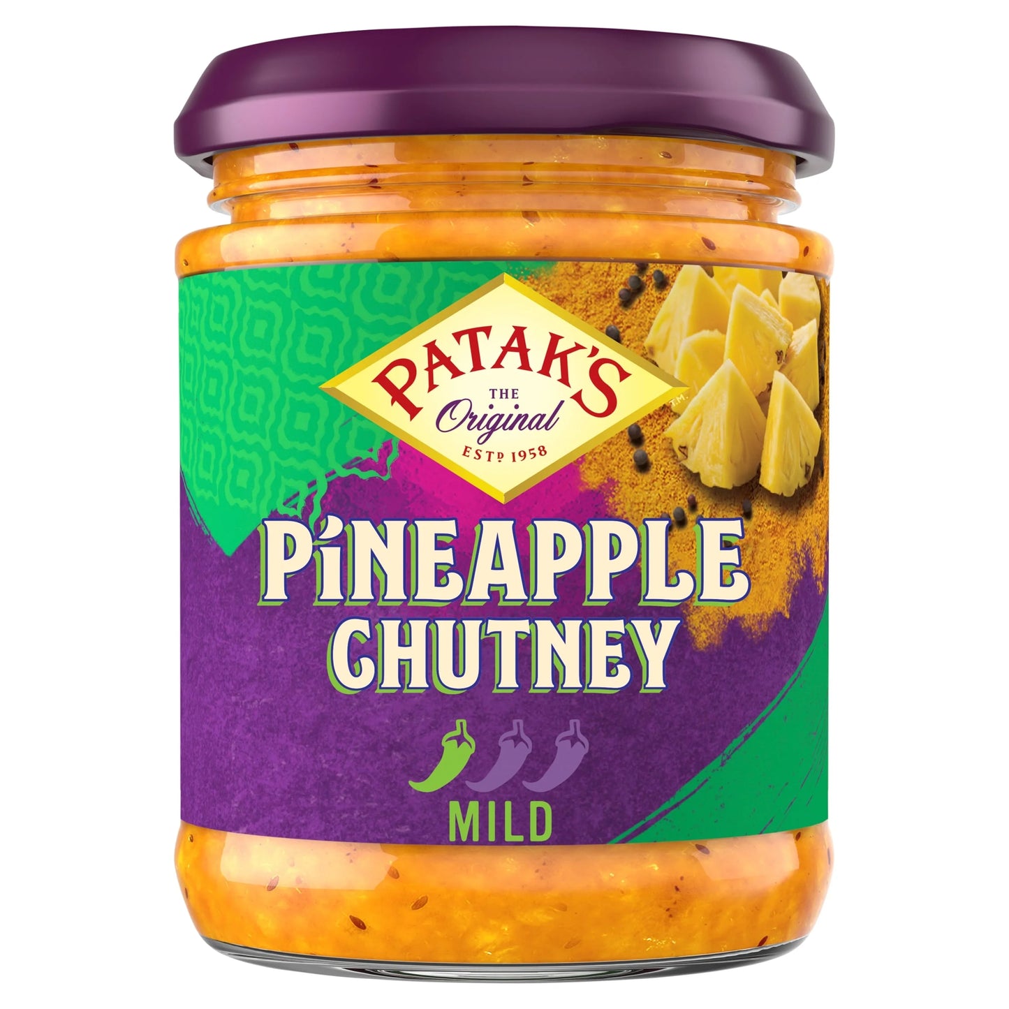 Pineapple Chutney 190g by PATAK'S
