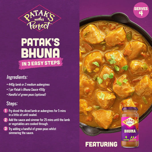 Pataks Bhuna Cooking Sauce 450g by PATAK'S