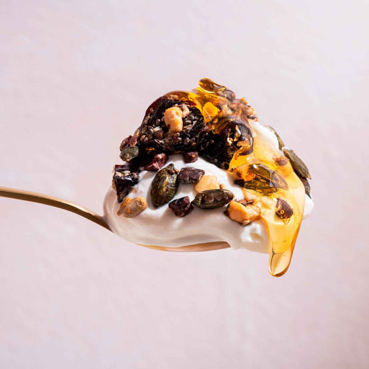 Hazelnut, Cacao & Cherry Toppings For Menopause 200g by peachie