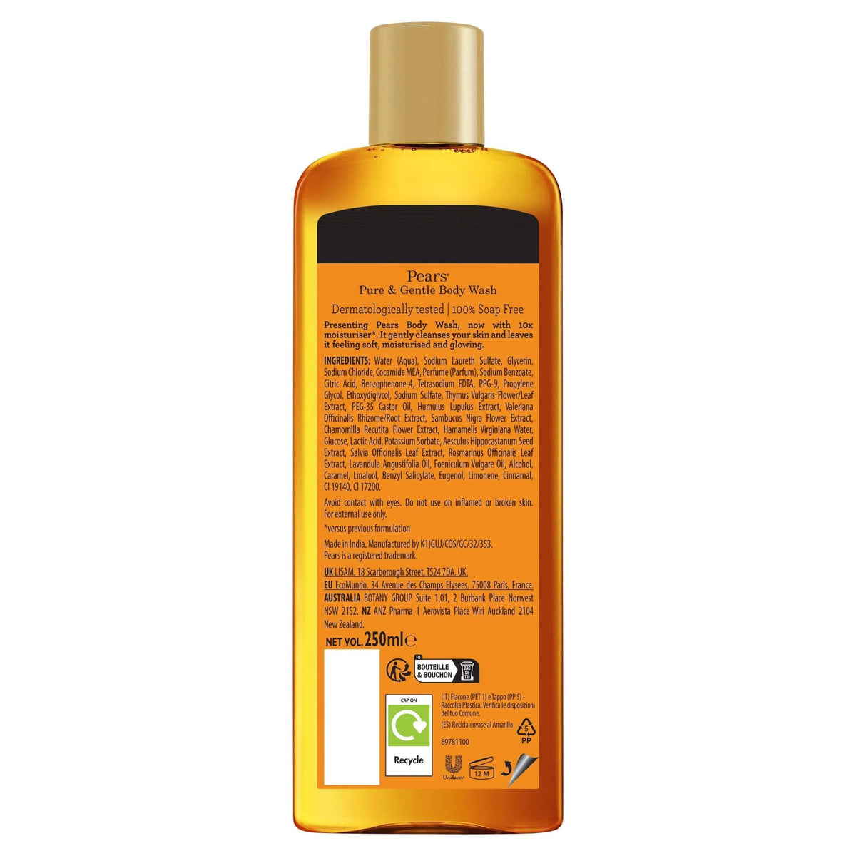 Shower Gel 250ml by PEARS