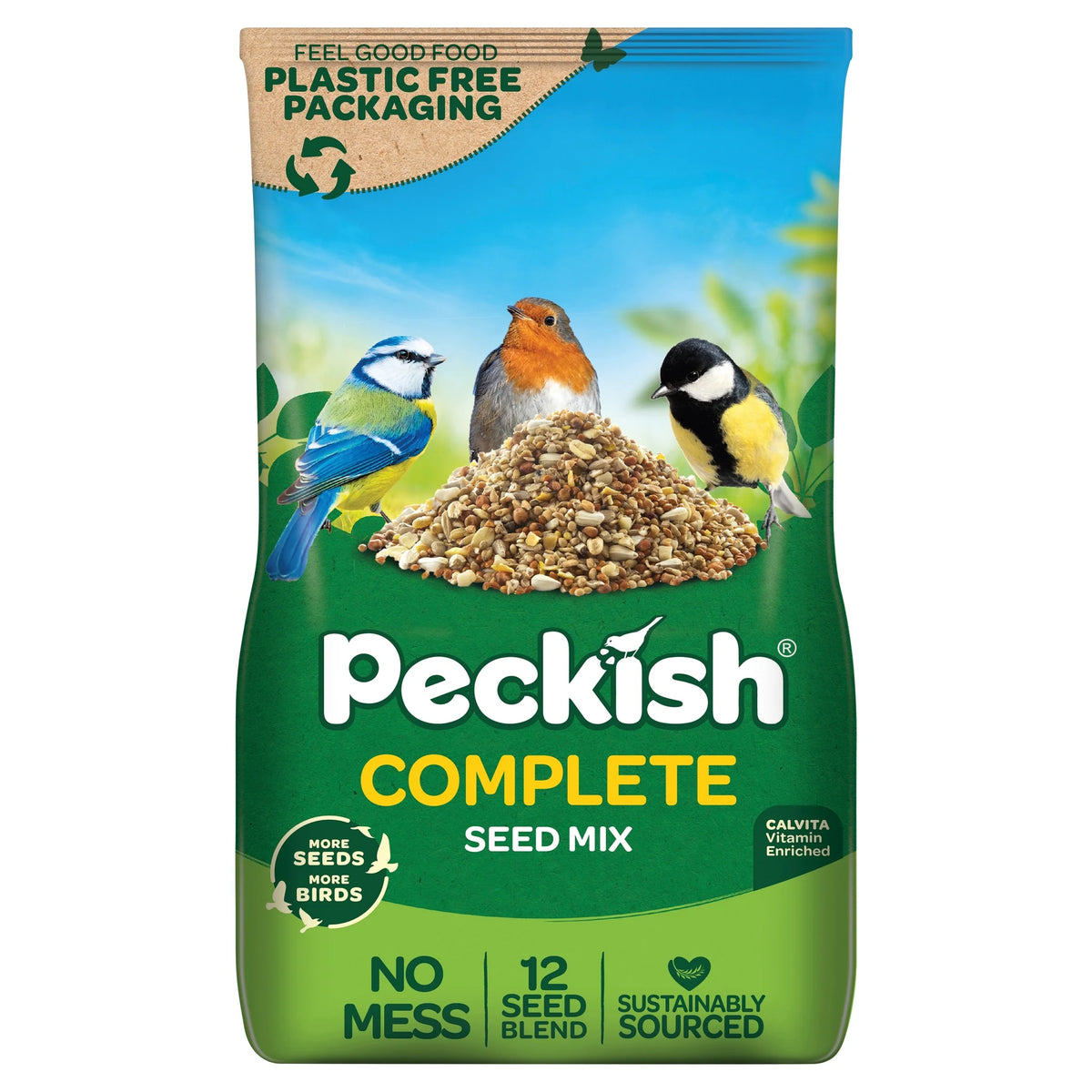 Complete Seed Mix For Birds 1.7kg by Peckish