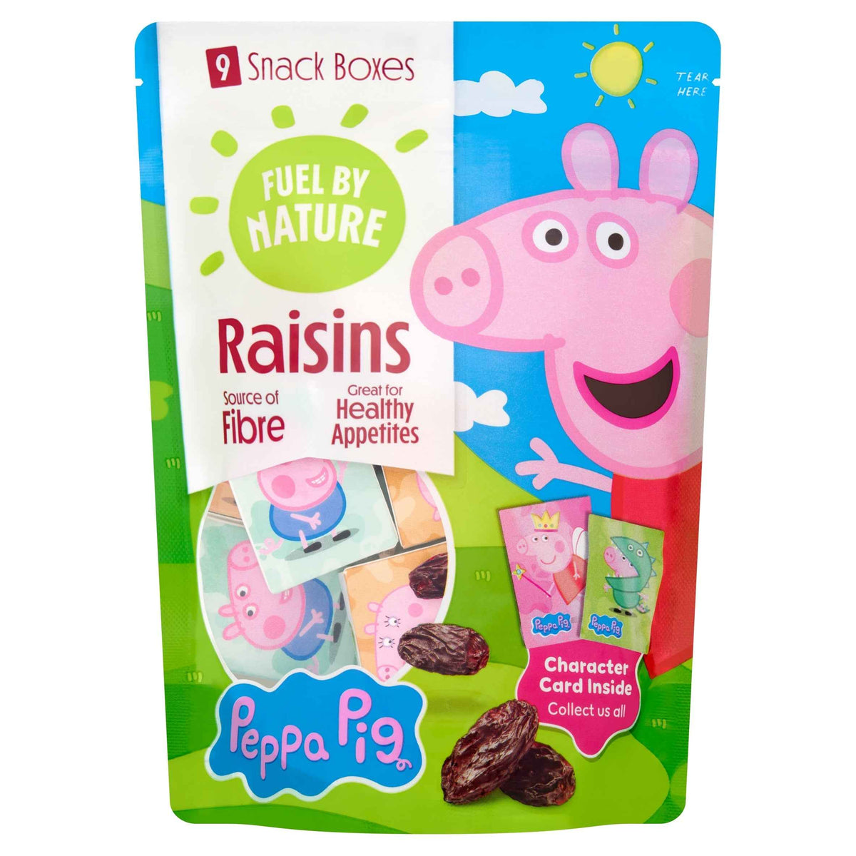 Mini Snack Raisins 9x14g by Peppa Pig