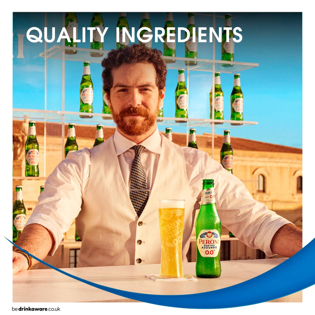 Nastro Azzurro 0% Alcohol Free Beer by PERONI