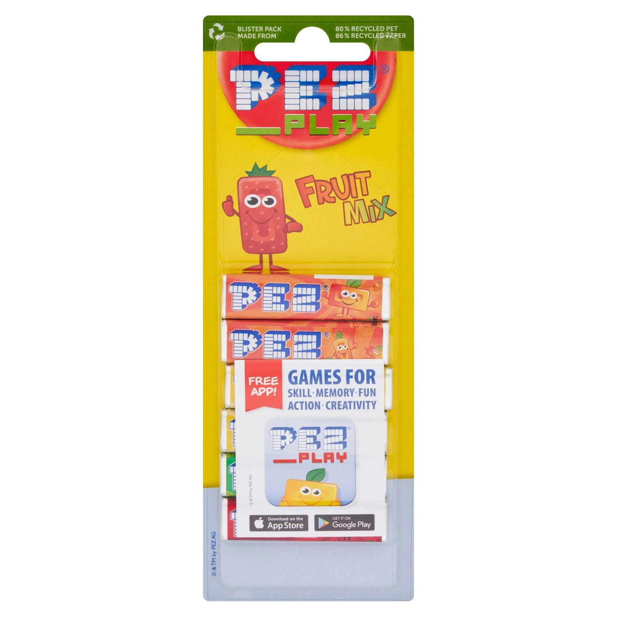 Fruit Mix Candy 6 Pack 51g by PEZ
