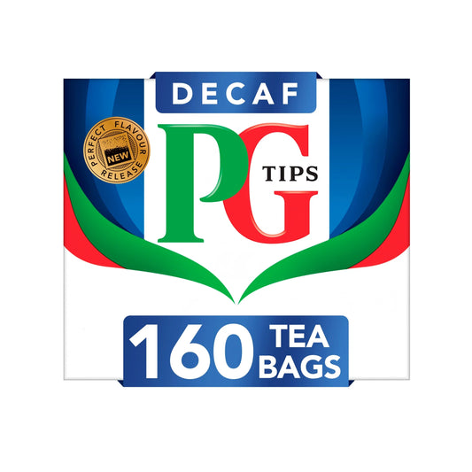 Decaf Black Tea 160 Tea Bags 464g by PG TIPS