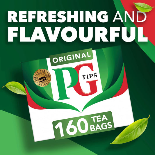 Original Black Tea 160 Tea Bags 464g by PG TIPS