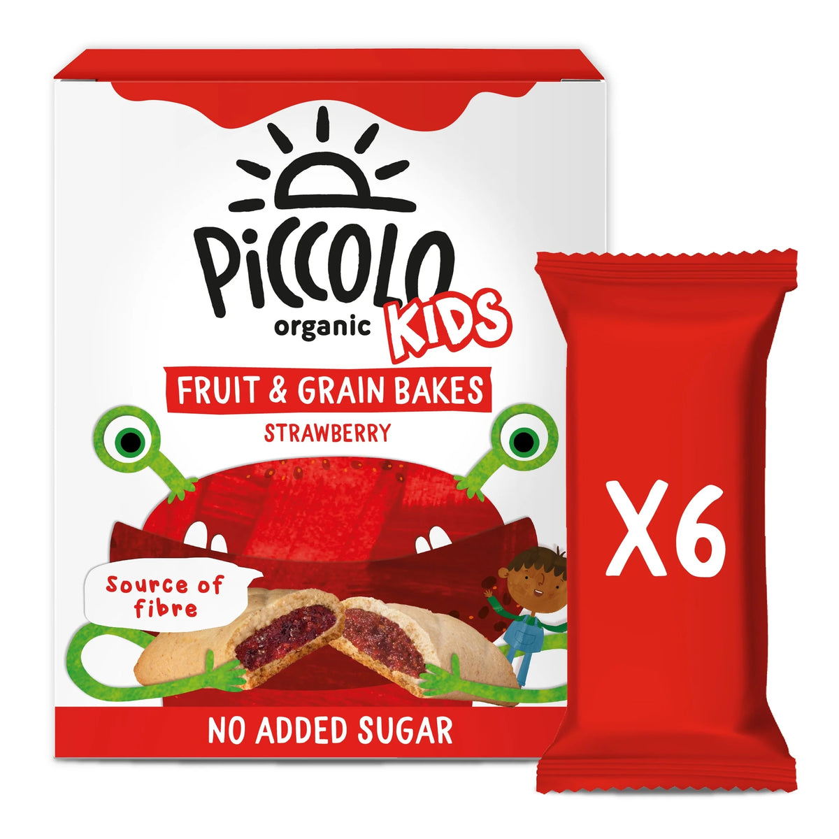 Organic Kids Fruit & Grain Strawberry by PICCOLO