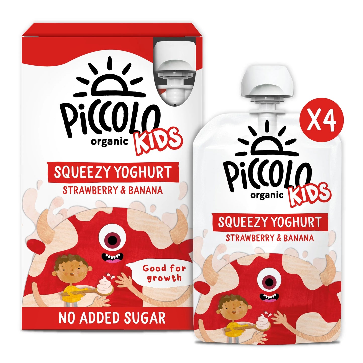 Organic Kids Squeezy Yoghurt - by PICCOLO