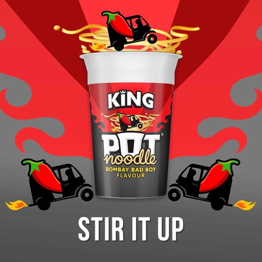Bombay Bad Boy Instant Noodles by POT NOODLE