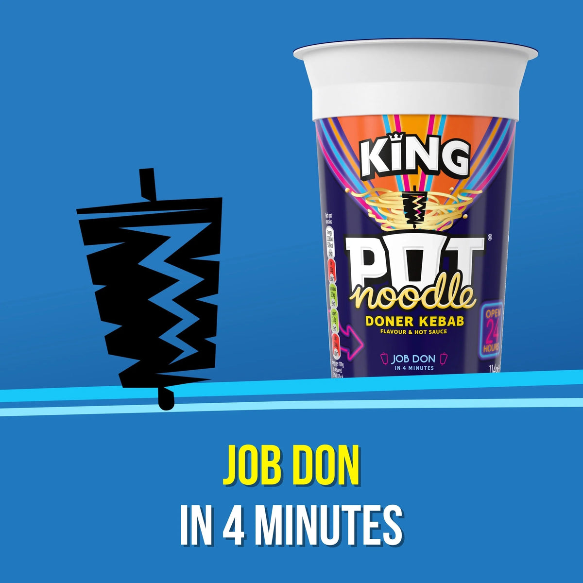 Doner Kebab Instant Noodles King by POT NOODLE